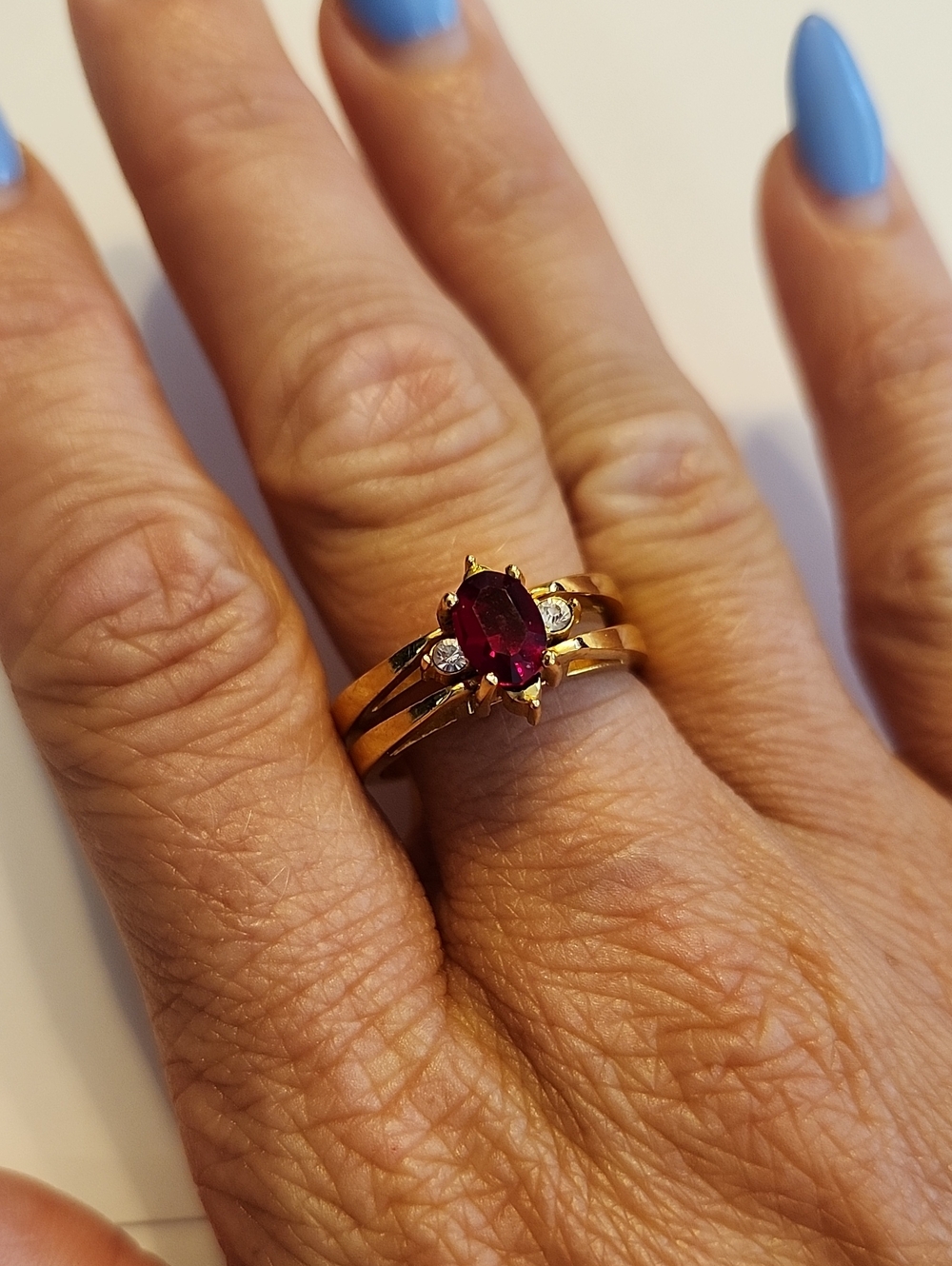 Avon Rare Reversible Flip Ring Size 8